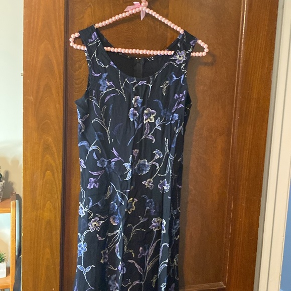 Vintage 2 piece set 😍 Sharade floral midi dress with blue cover up 😍😍😍 - Picture 16 of 17